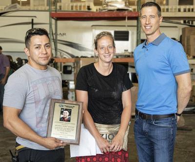 Keystone Rv Employee Saves Life Of Co Worker Business Goshennews Com