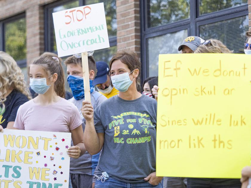 Livestream Back To School Protests Part 3 Video Gallery Goshennews Com