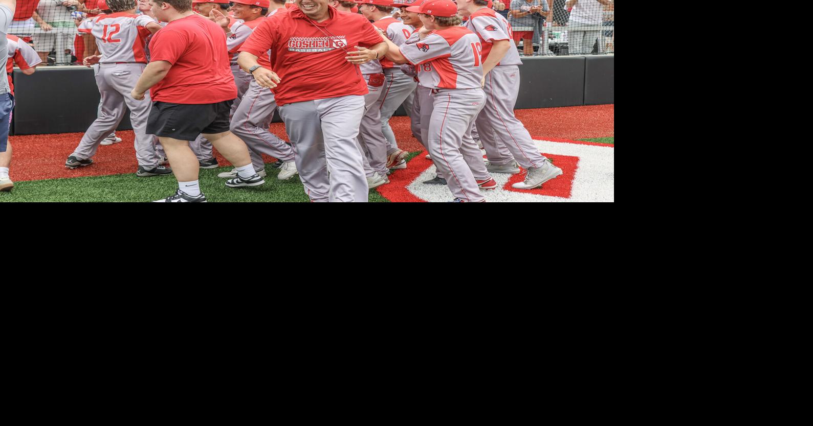 PREP BASEBALL: Goshen shocks top-ranked Penn, punches ticket to semistate with first regional title since 1981