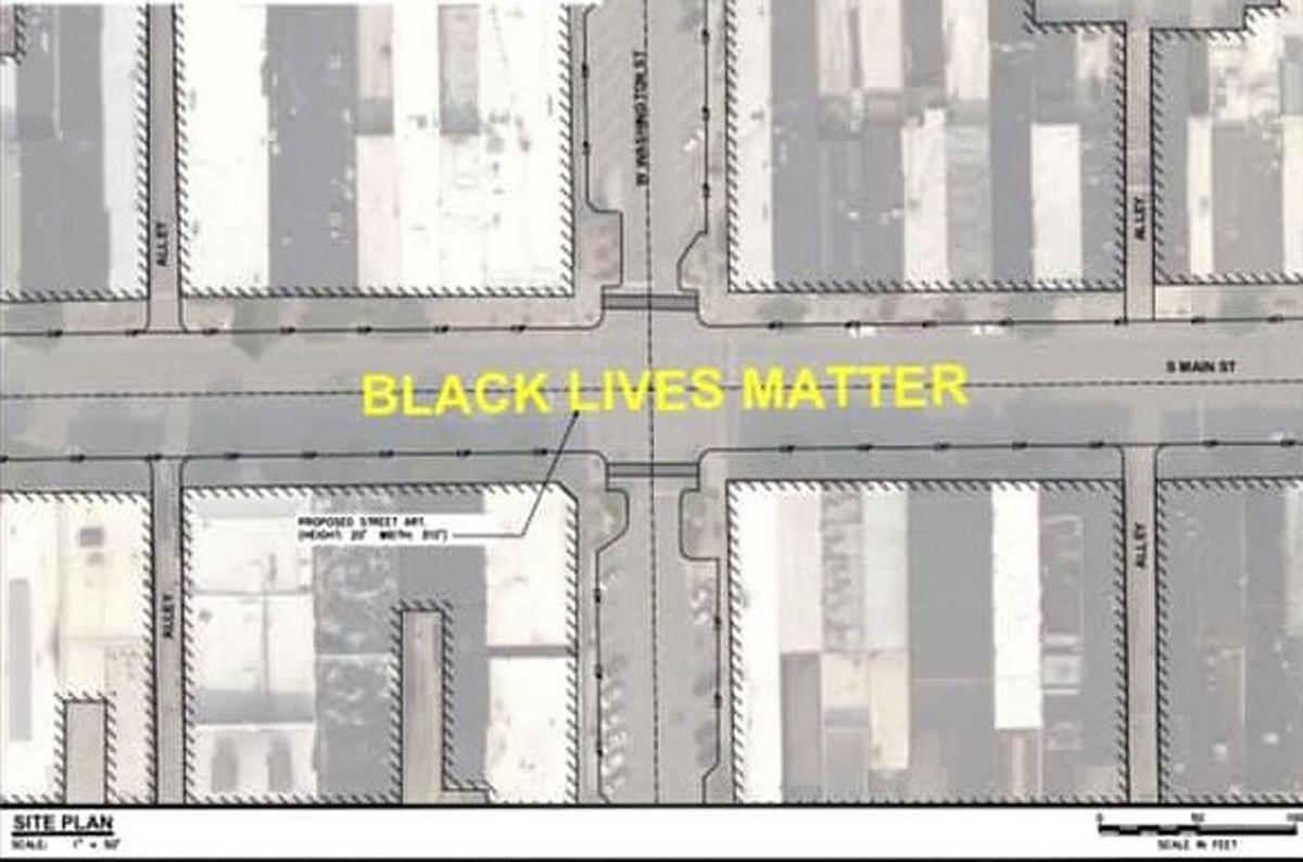 Black Lives Matter Street Mural Proposed For Downtown Goshen