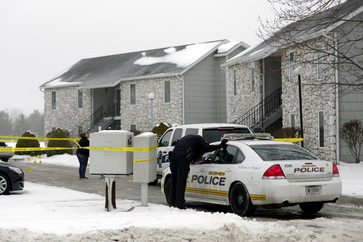 Police investigate early morning shooting at Goshen apartment complex