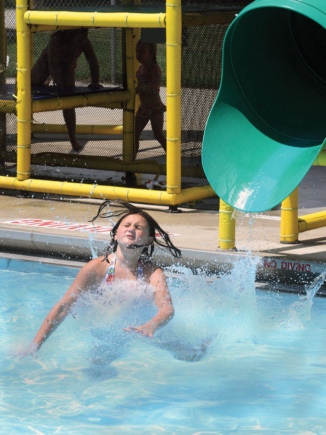 A traditional summer splash at Shanklin Pool News