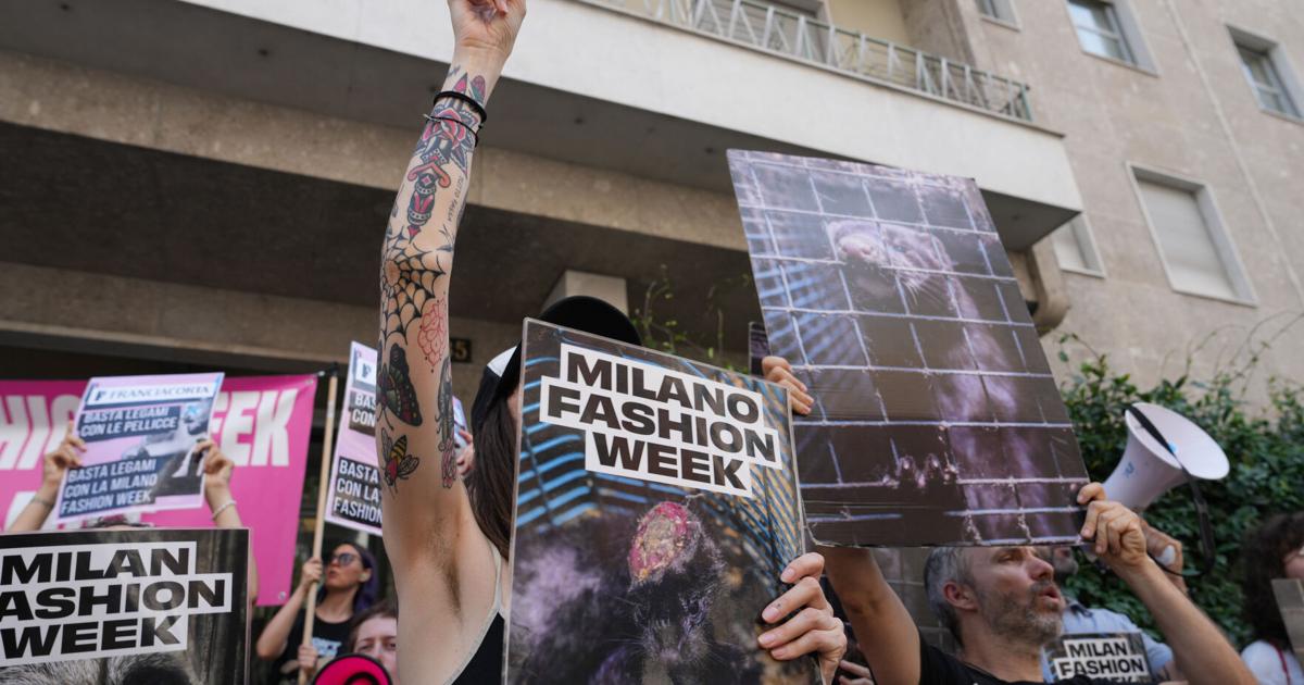 Italy Fashion Protest
