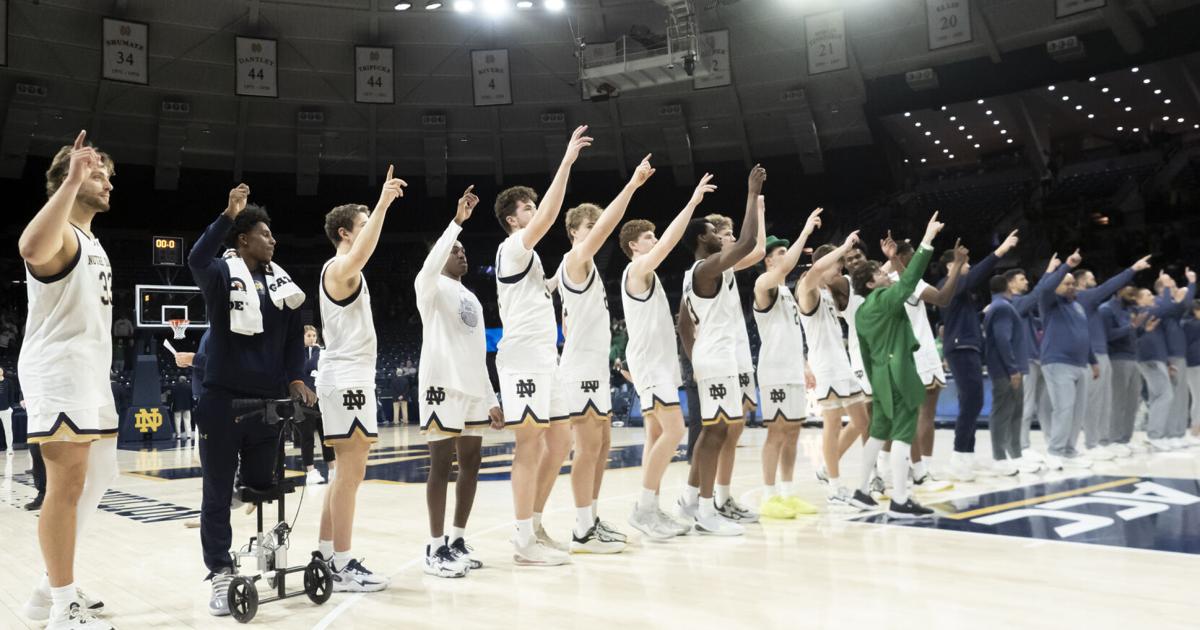 GALLERY: Notre Dame hosts Evansville at Purcell Pavilion Saturday, December 13