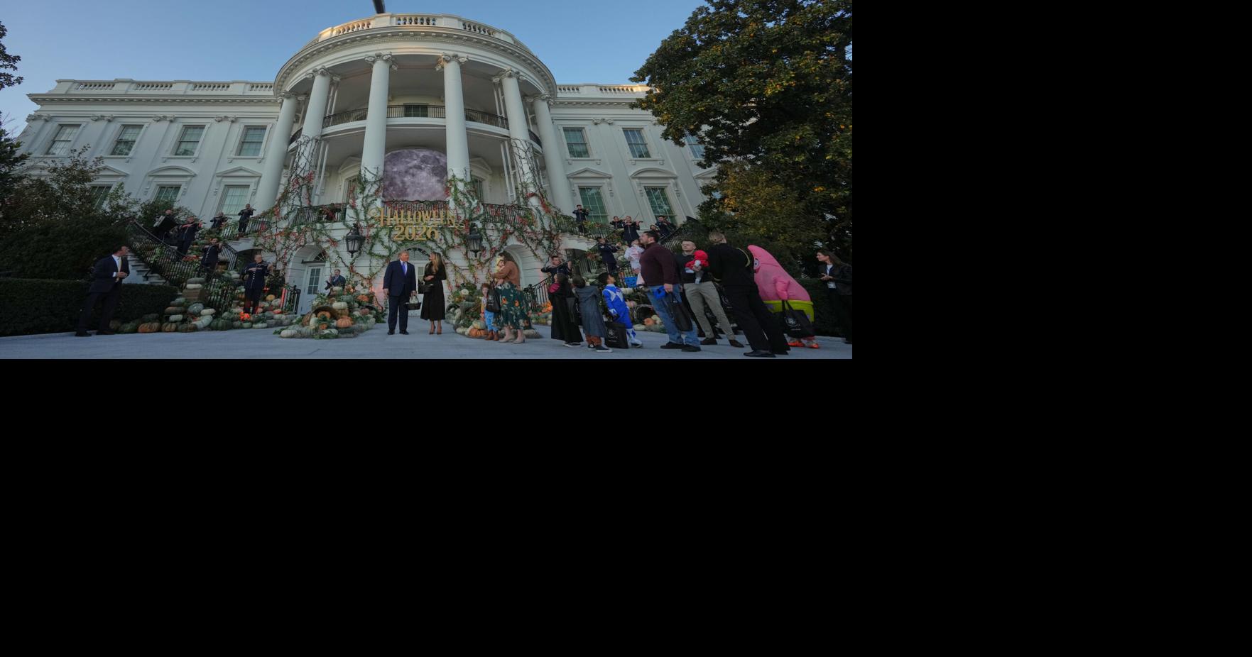 APTOPIX Trump Halloween