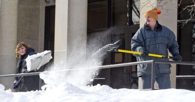 Snow-covered sidewalks cause school delays, rehash of ordinance talk