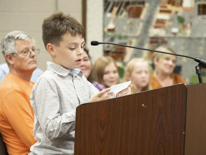 Goshen's Kid Mayor contenders bring their platforms to city officials