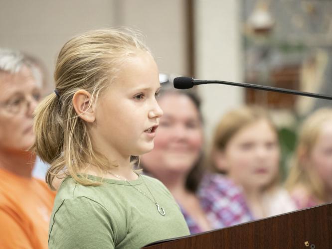 Goshen's Kid Mayor contenders bring their platforms to city officials