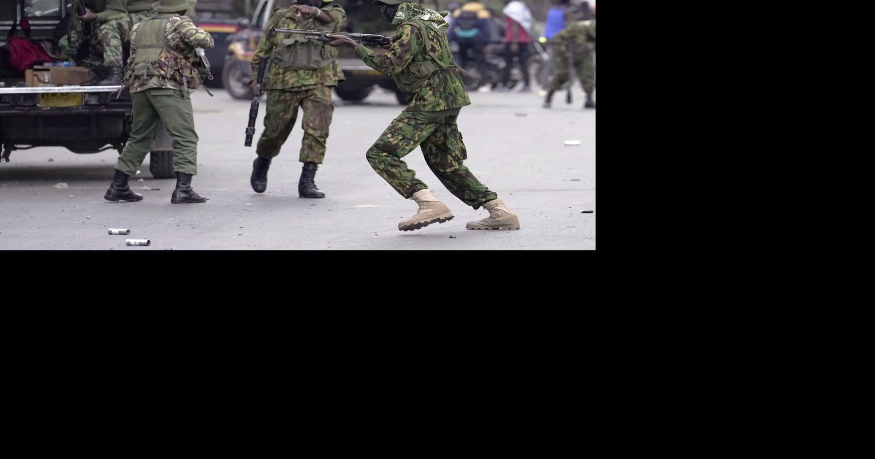 CORRECTION Kenya Police Shooting