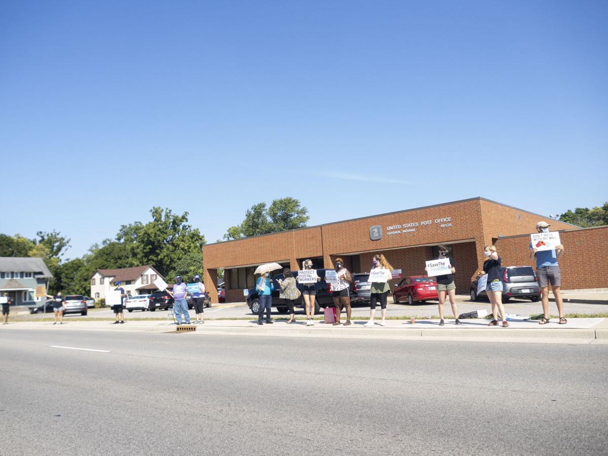 Group rallies at Goshen post office in support of postal workers News