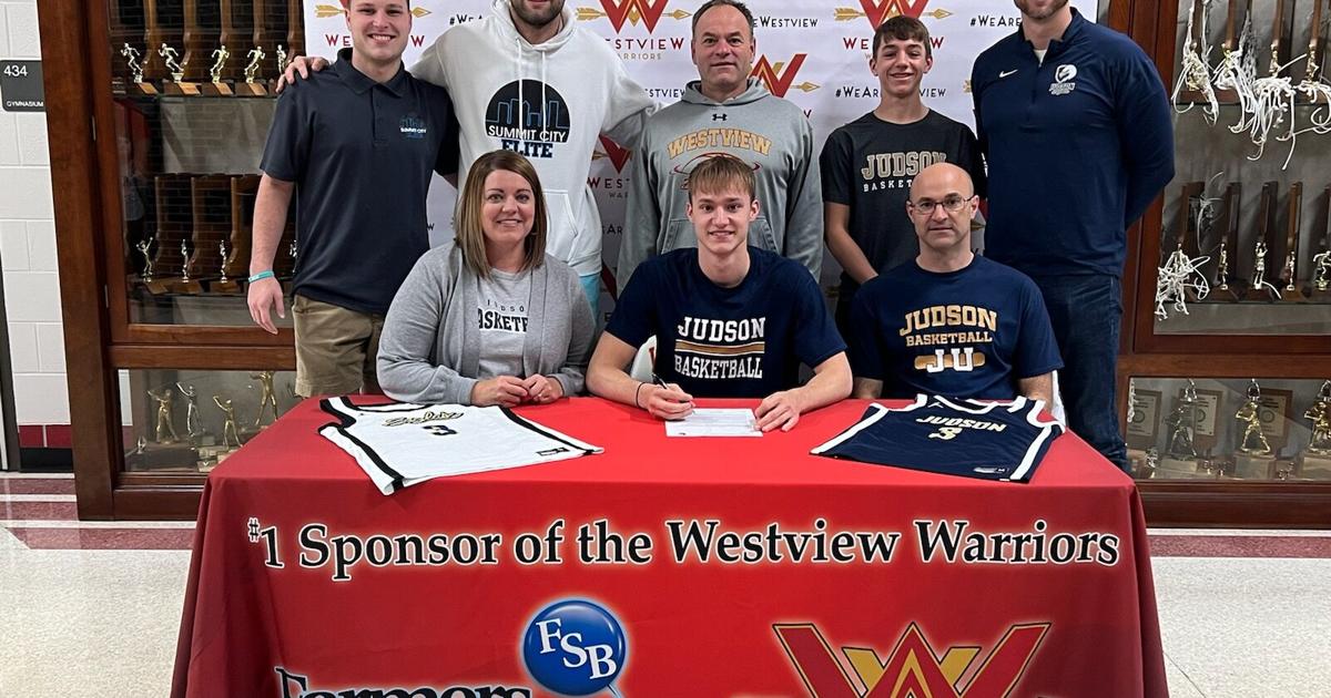 Westview's Mason Yoder signs with Judson basketball | Sports ...
