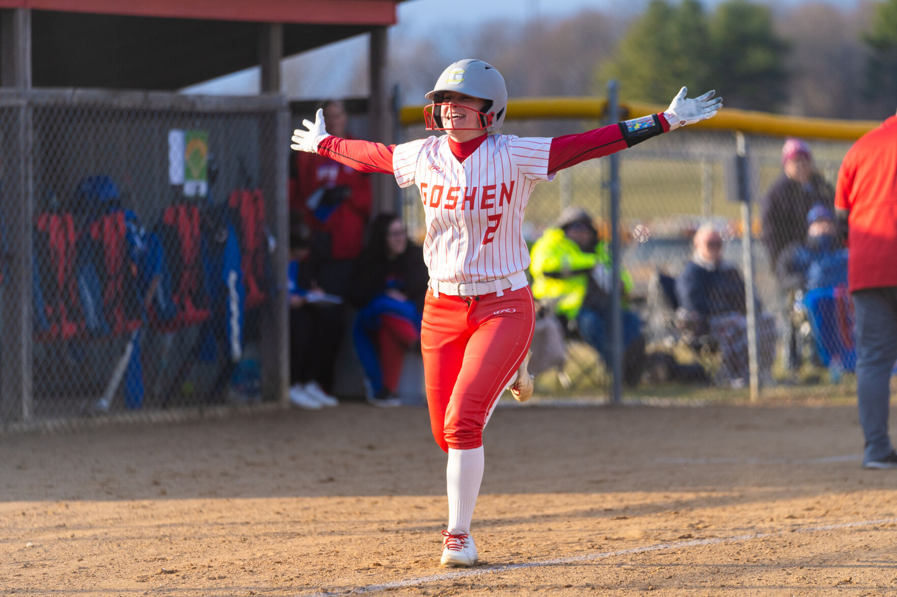 Goshen Softball Triumphs 9-4 as Branam’s Hits Secure Victory