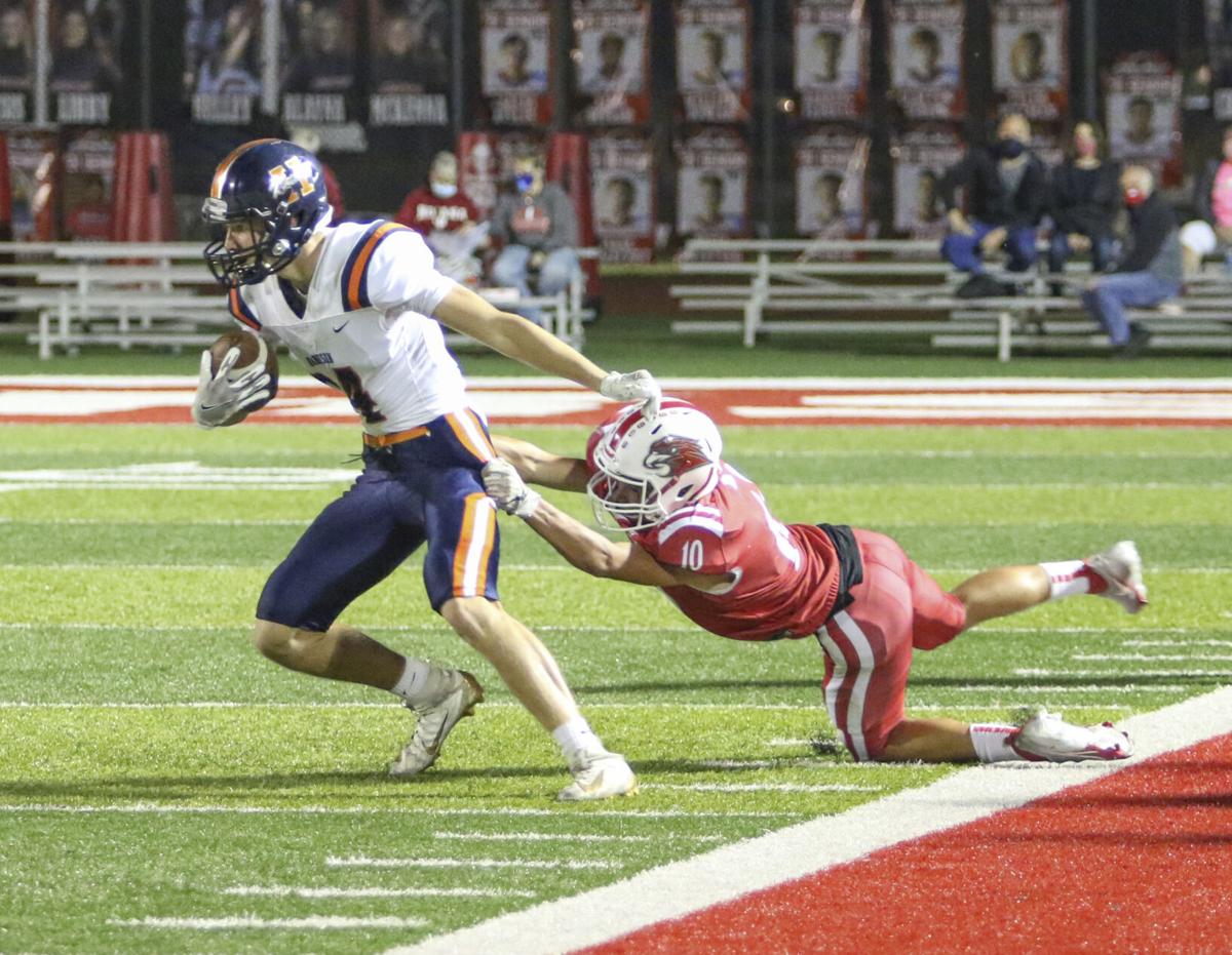 Prep Football Harrison S Size Speed Too Much For Goshen To Overcome In 49 7 Loss Sports Goshennews Com