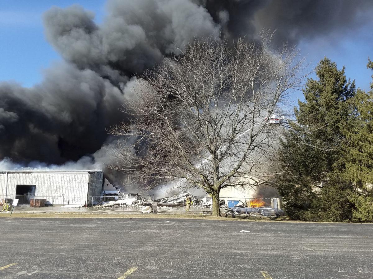 Forest river plant fire goshennews elkhart rolls smoke billowing afternoon tuesday Forest river plant 59