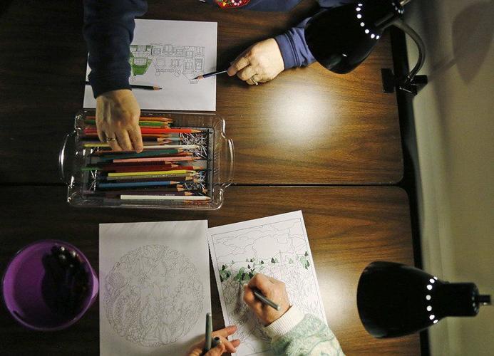 Adult Coloring Program Adult coloring program helps ease stress, relax visitors | Lifestyles ...