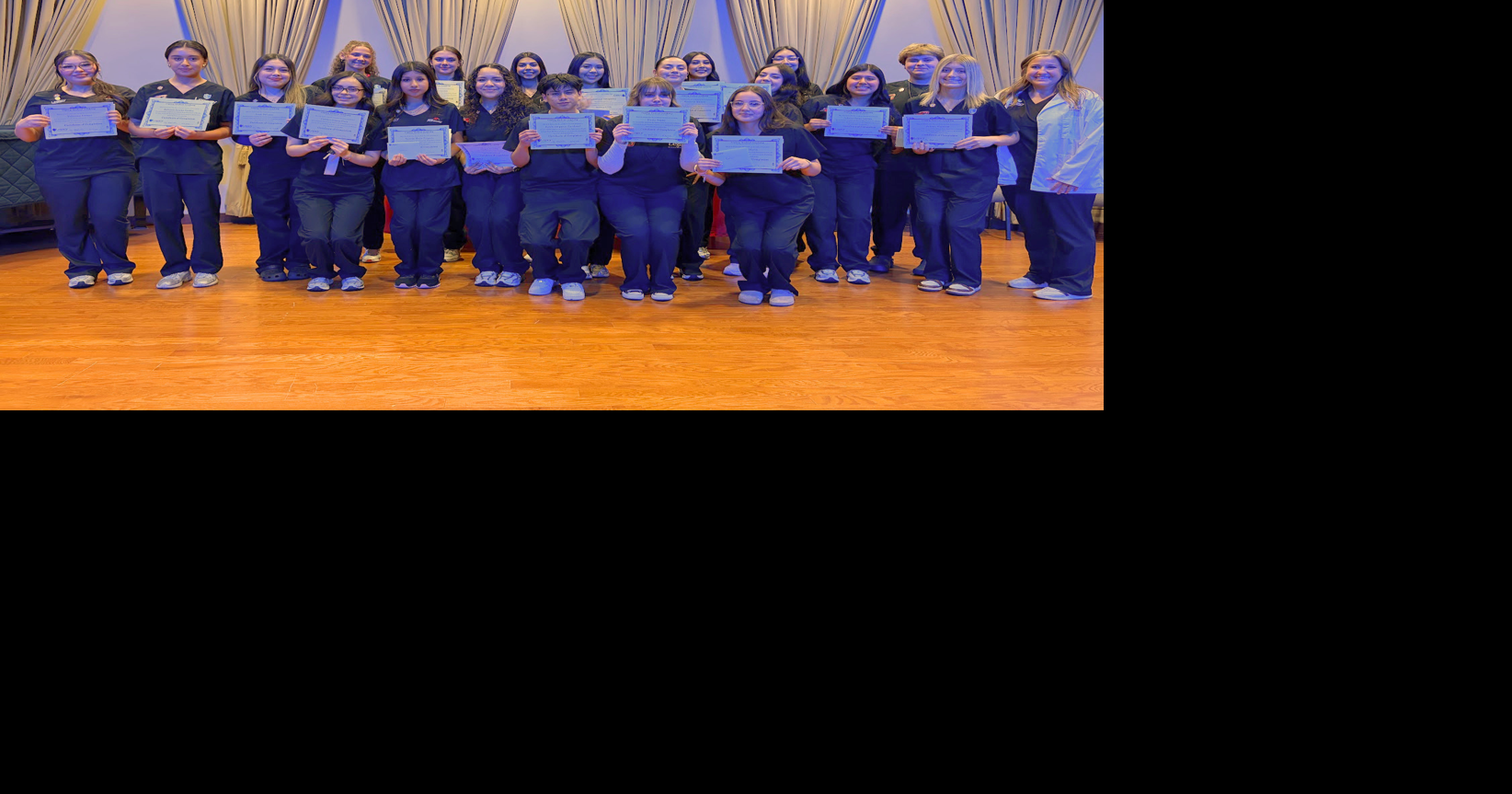 GHS honors health science students with CNA pinning ceremony