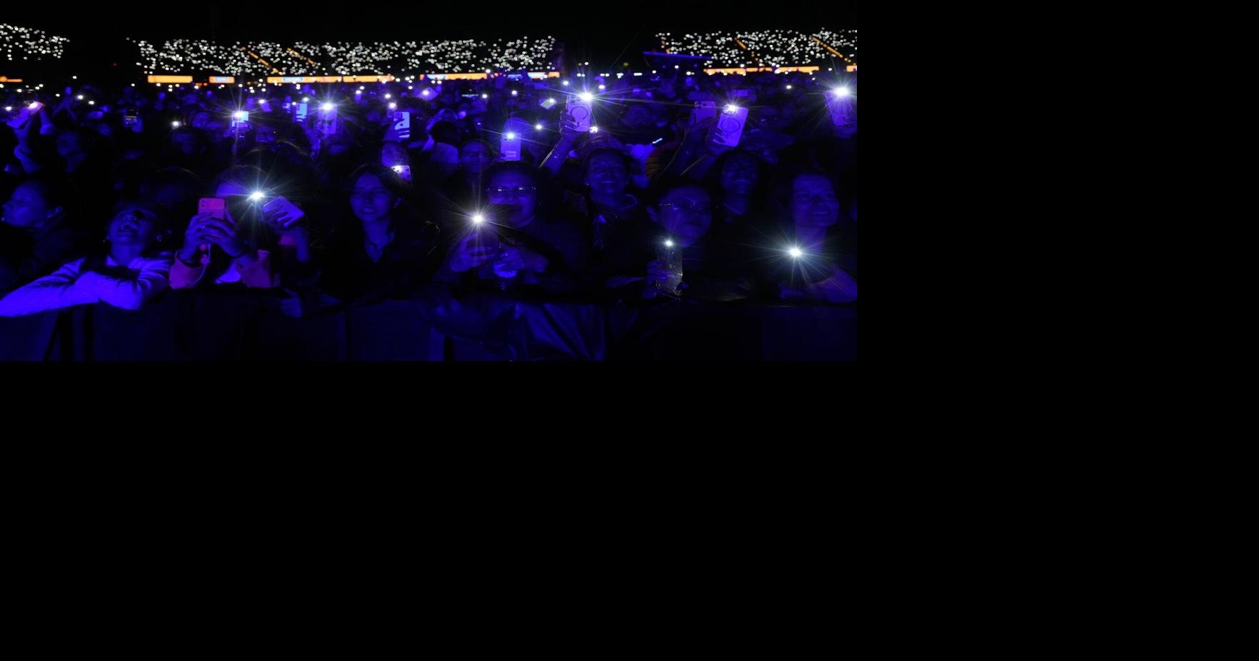 APTOPIX Colombia Earthquake Concert
