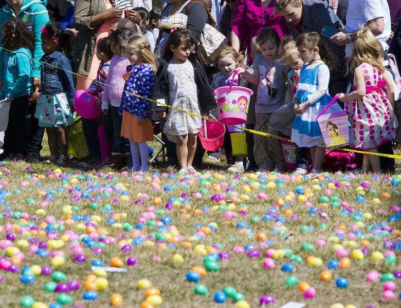 Easter Egg Hunt Grace Community Church Hosts Thousands For Annual Event Local News