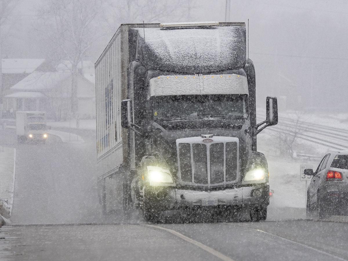 Snow arrives