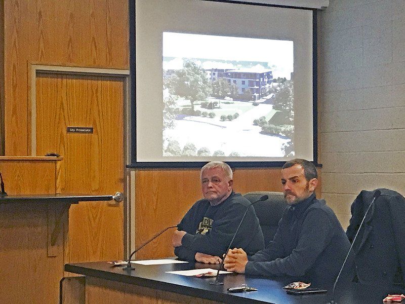 GOSHEN REDEVELOPMENT Apartment complex, Hawks building improvements