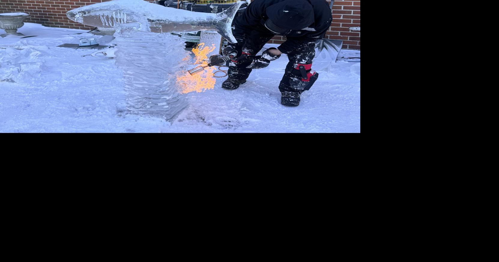 Shipshewana Ice Festival turns frozen water into art
