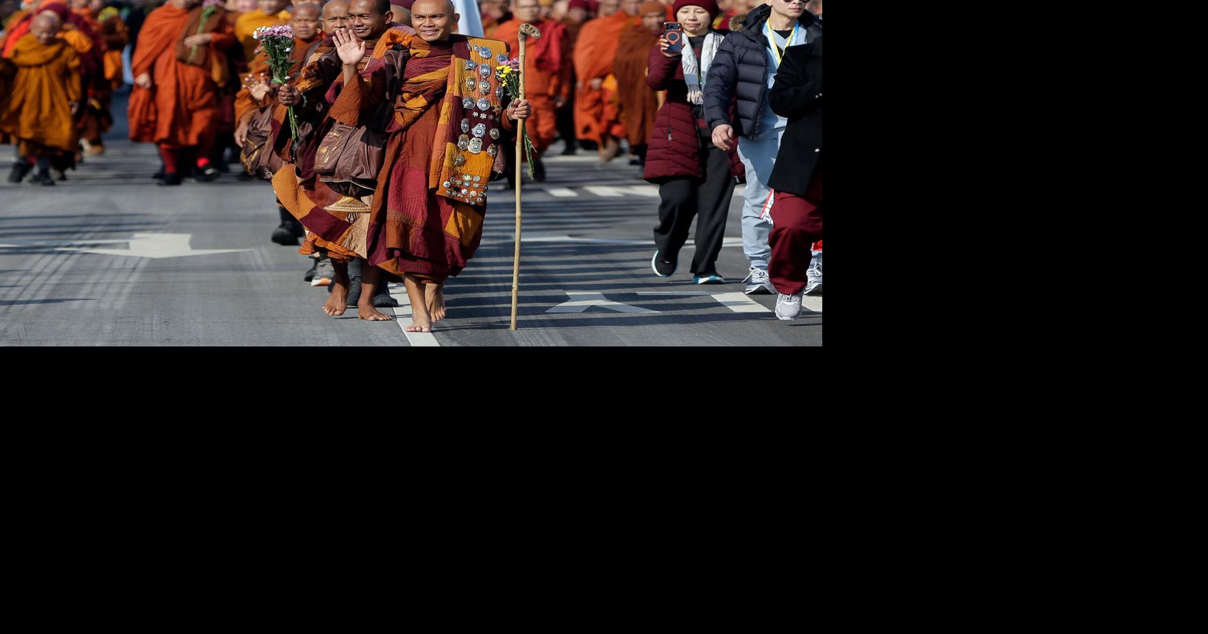 Buddhist Monks Peace Walk Washington