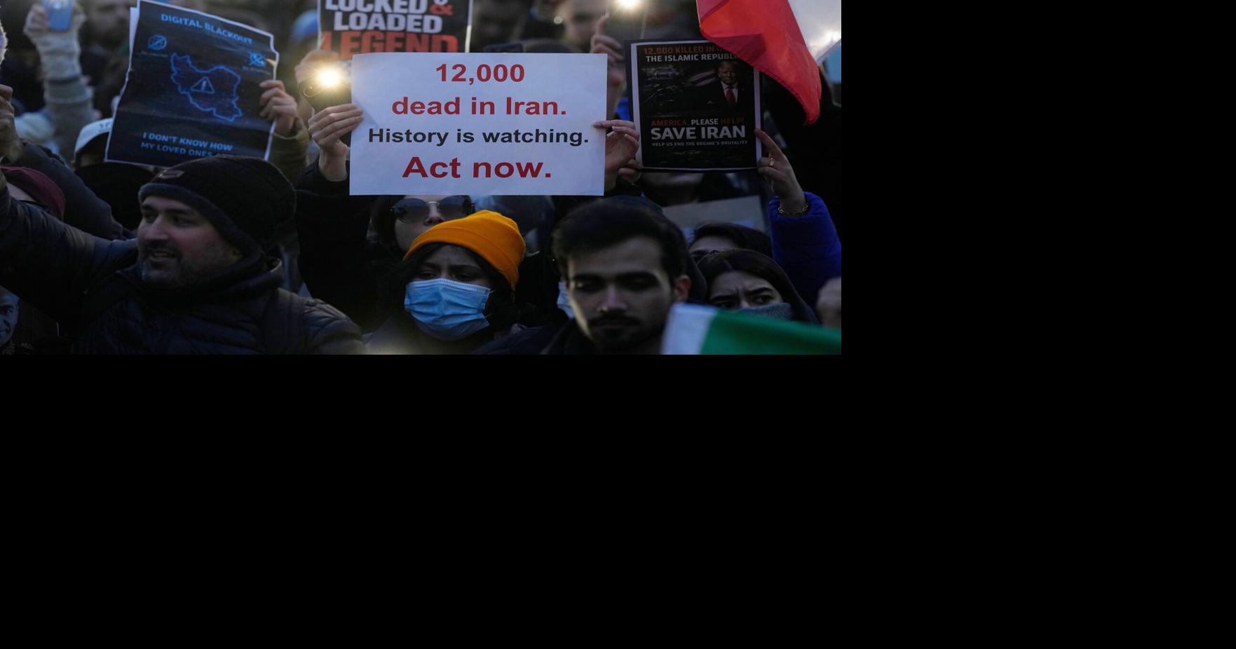 Italy Iran Protest