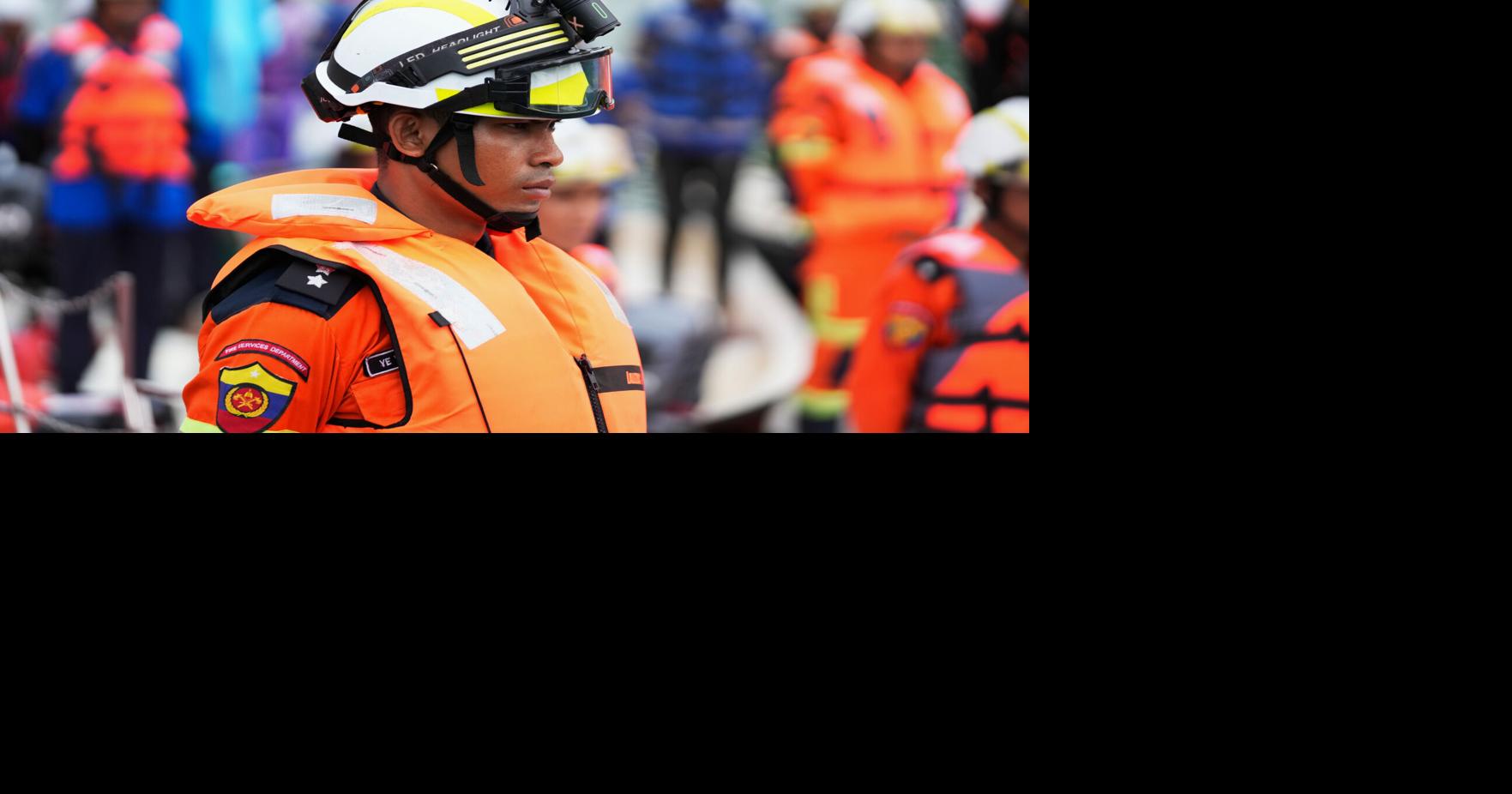 Myanmar Fire and Rescue Drill