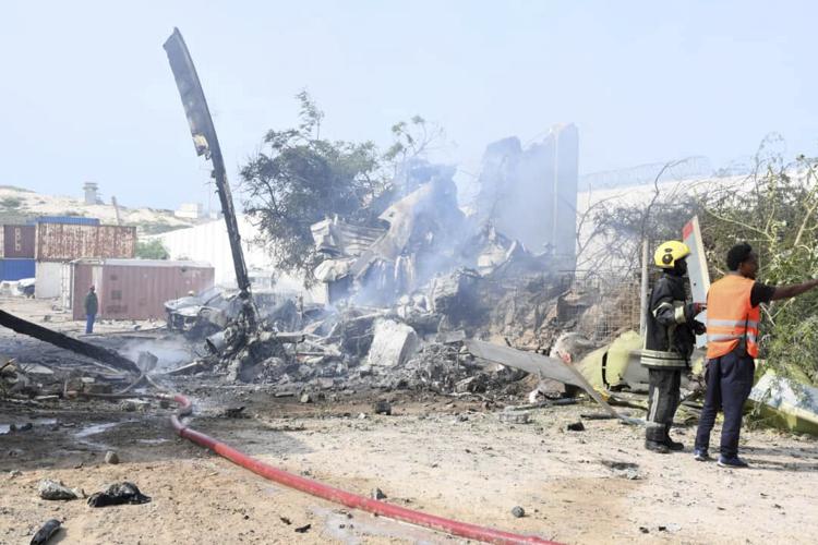 Helicopter on African Union mission crashes in Somalia killing 5