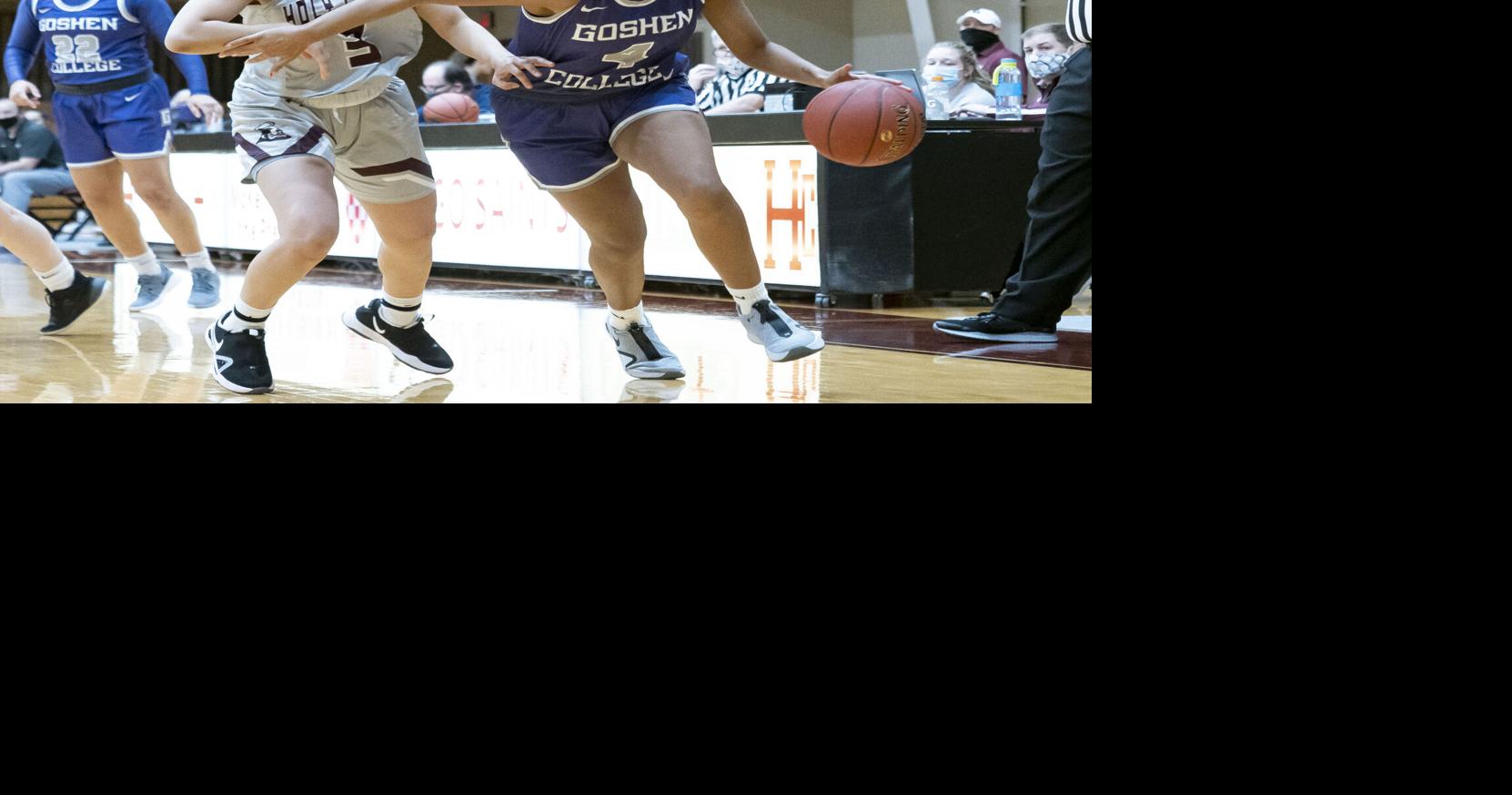 GOSHEN COLLEGE WOMEN'S BASKETBALL Leafs rally late to knock off Holy