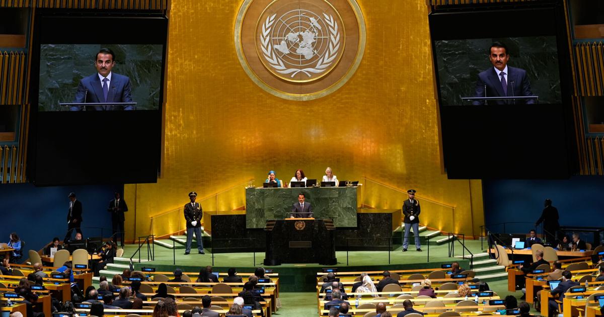 Qatar at the United Nations General Assembly Qatar at the United Nations General Assembly