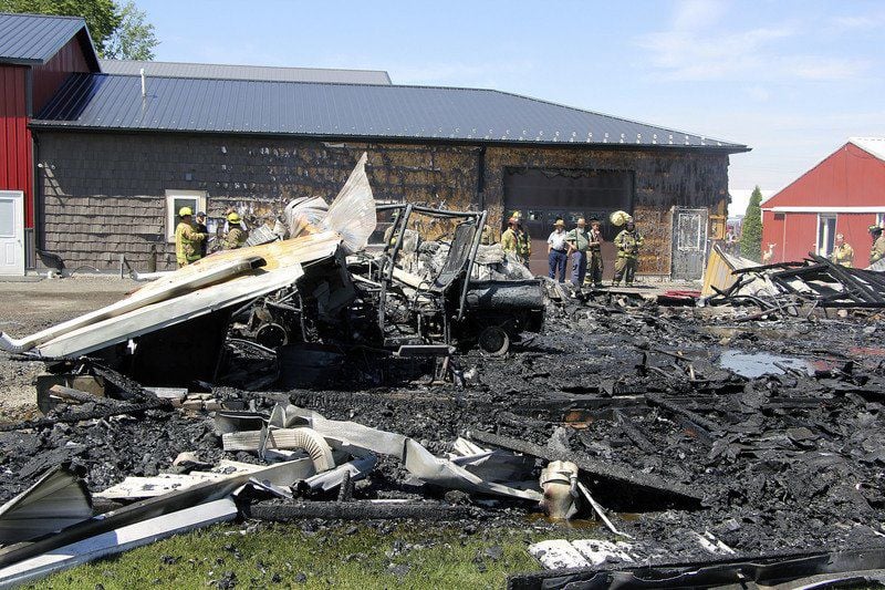 Shipshe Barn Destroyed By Fire Local News Goshennews Com