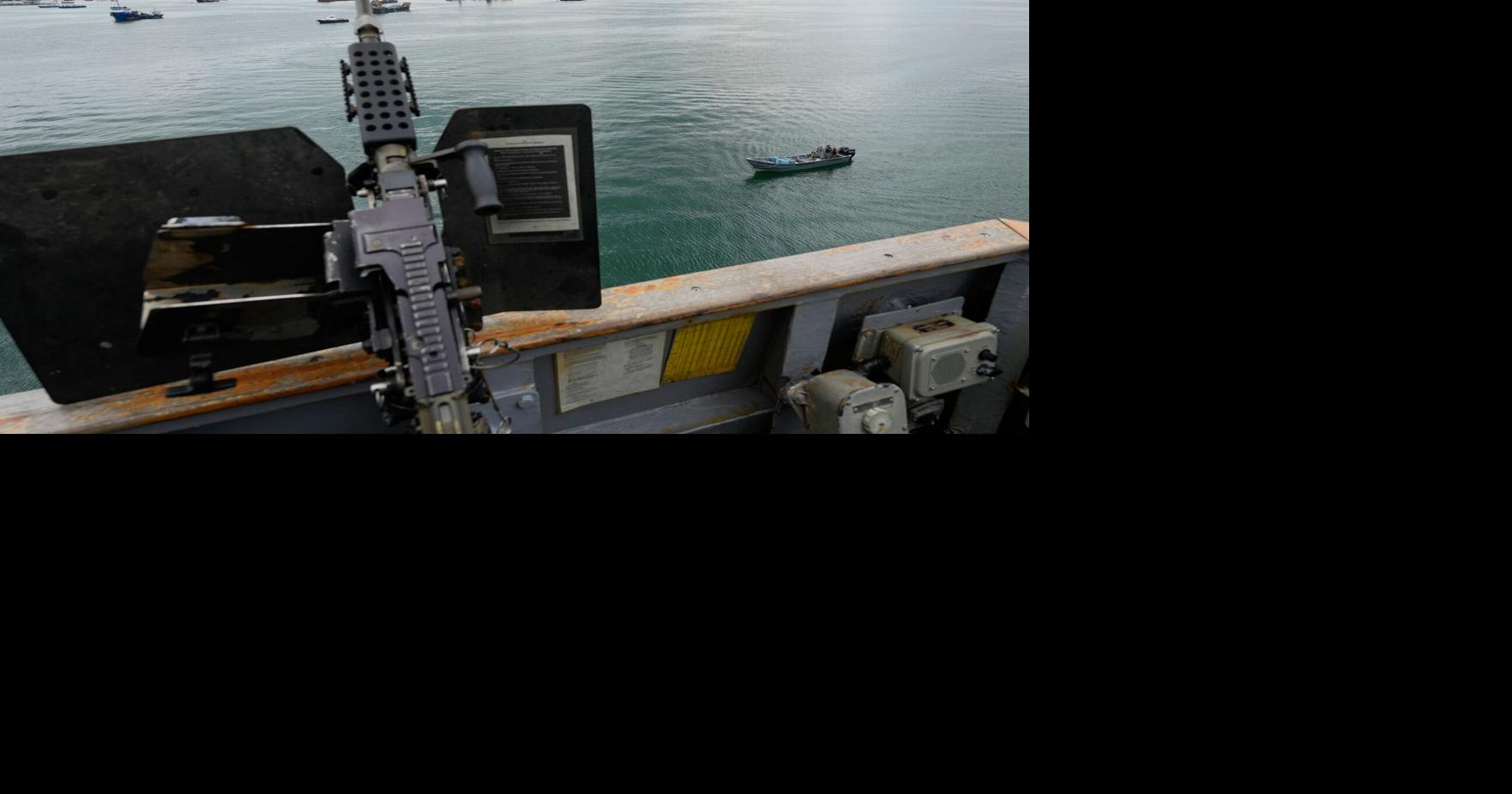 APTOPIX Panama US Warship