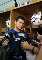 Colts eager to get Andrew Luck back in mini-camp