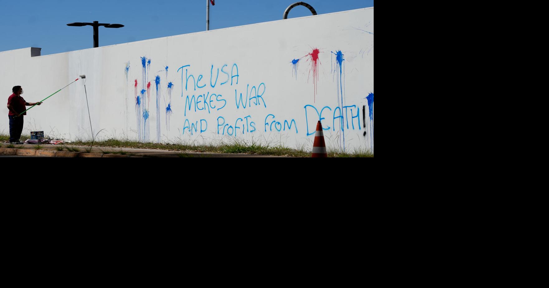Wall of US Embassy in Brazil’s capital is vandalized as relations remain tense | National News
