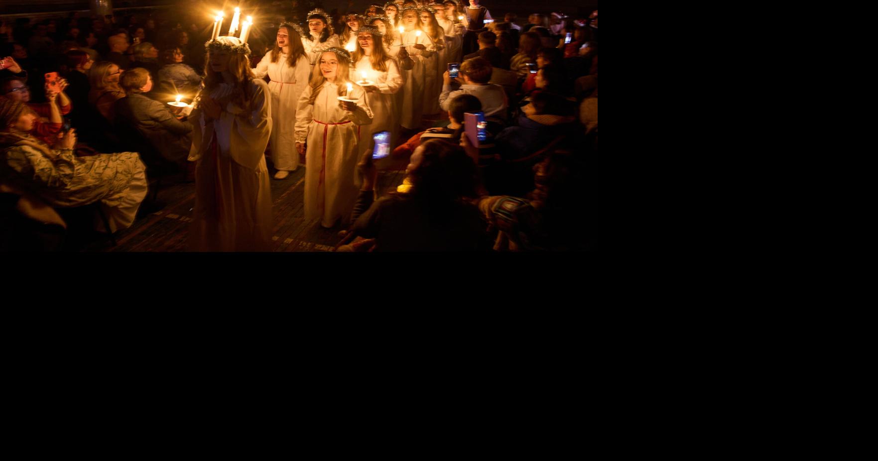 APTOPIX Russia St. Lucia's Day