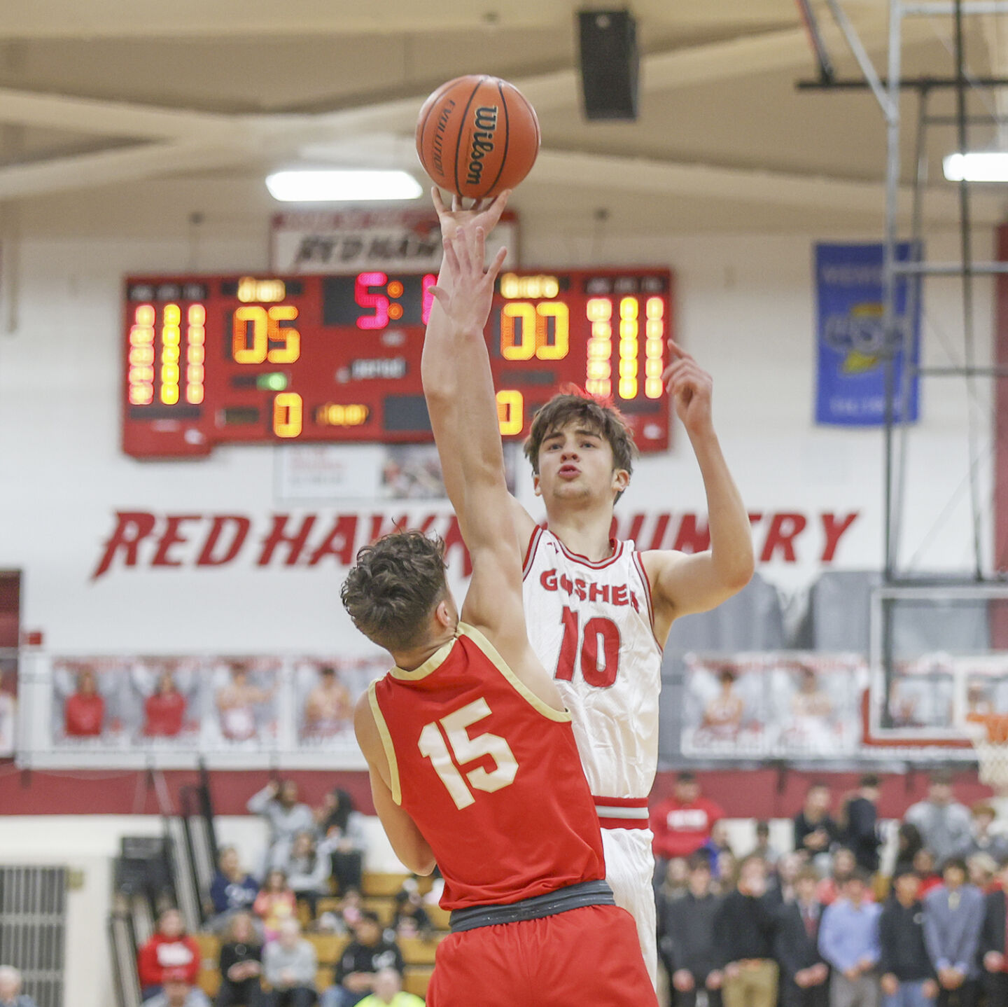 Goshen RedHawks Triumph Over Westview Warriors in Close Boys Basketball 