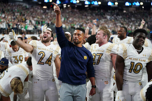 Notre Dame, Marcus Freeman ready for Las Vegas Shamrock Series