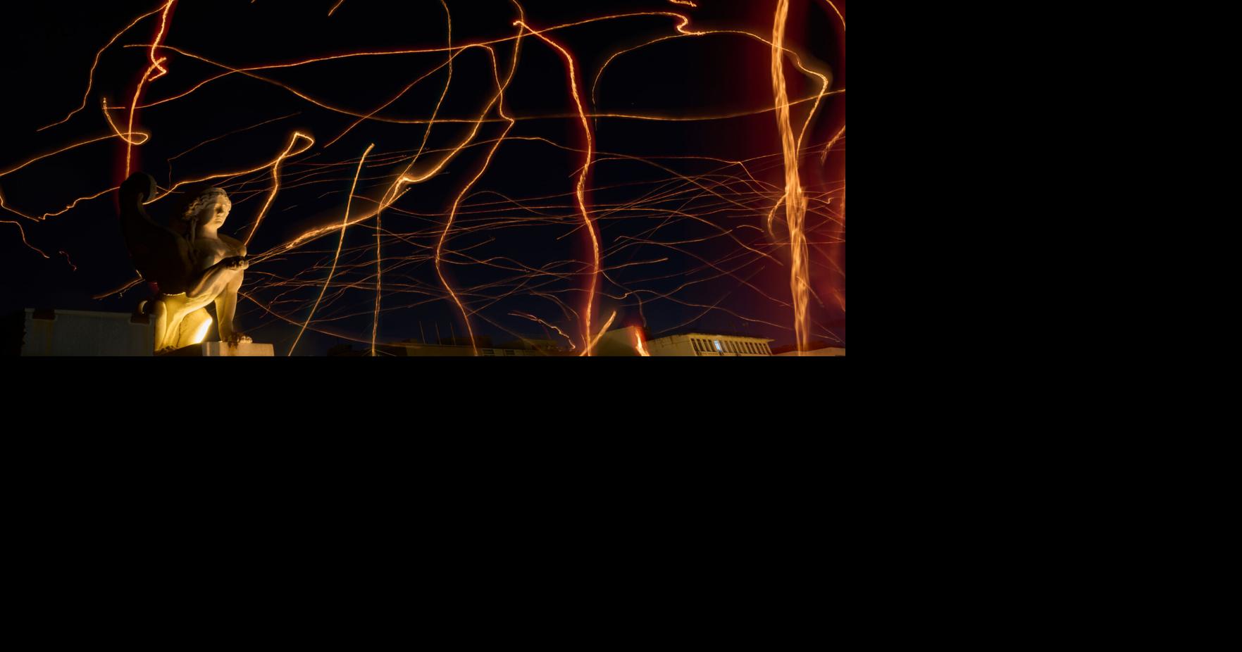 APTOPIX Greece The Night of Wishes