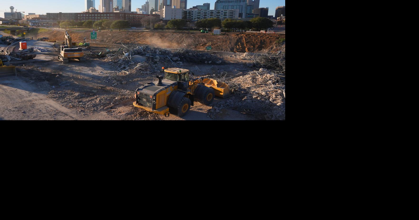 APTOPIX Road Construction Dallas