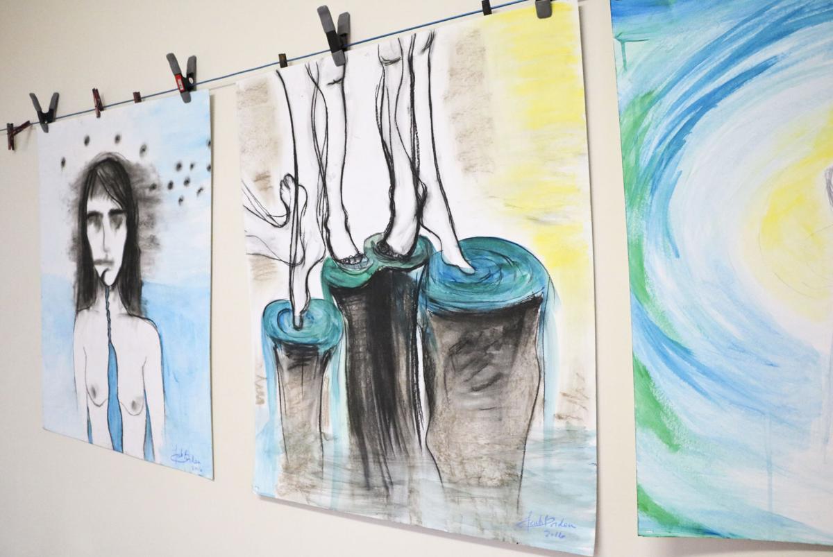 From Birth To Death Artist Leah Borden Processes Life Through Painting News Goshennews Com