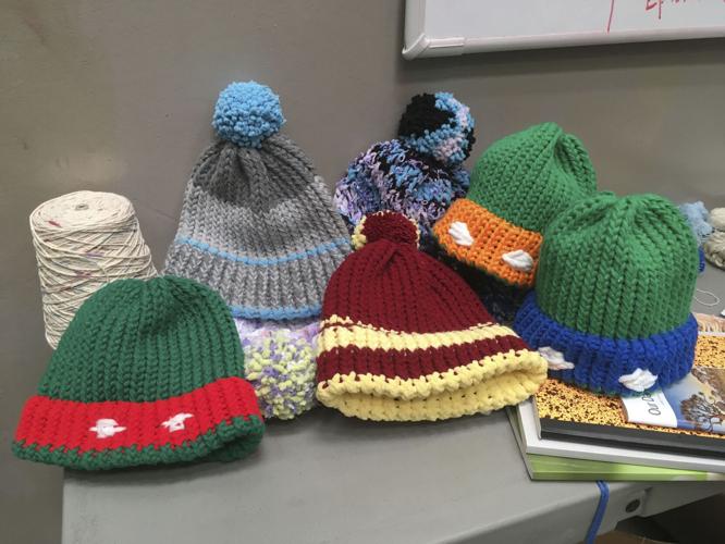 DAYS OF GIVING Elkhart County Jail inmates make preemie hats for