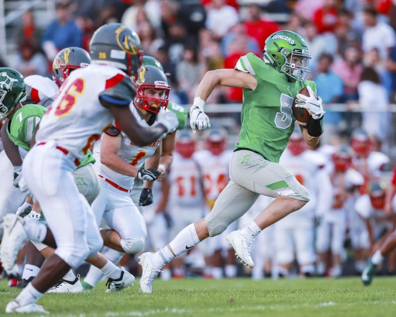 Prep Football Concord Defense Stifles Elkhart Memorial In Nlc Win