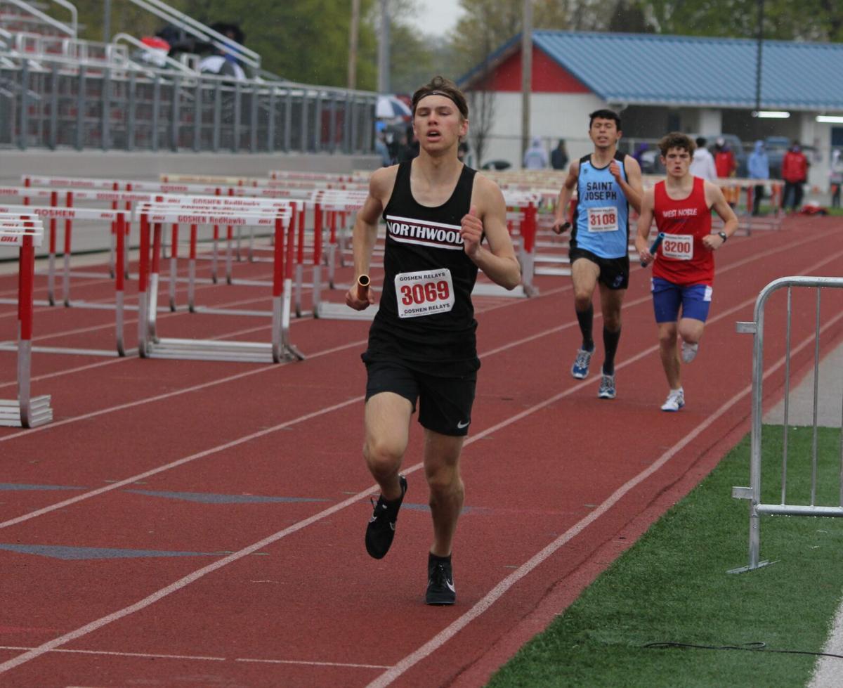Grady Stevenson NorthWood 4x8 Goshen Relays 4 24 2021
