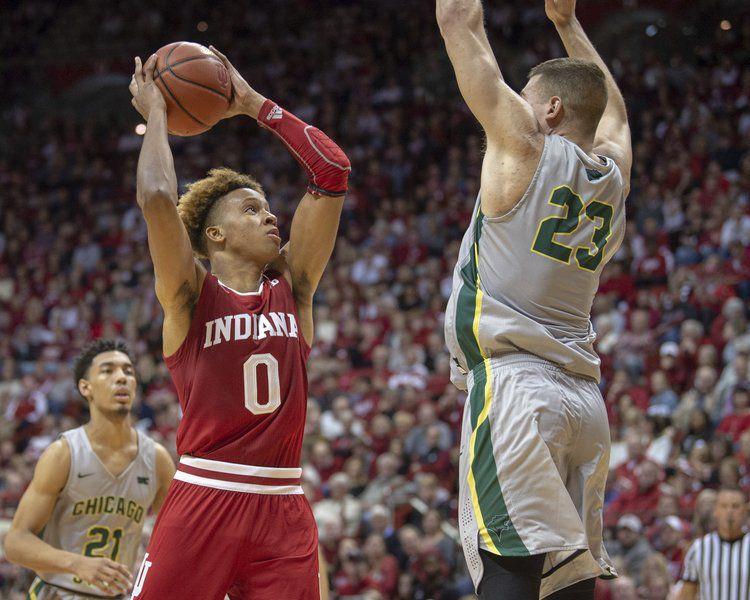 Iu Basketball Langford Scores 17 In First Half To Lead Iu In