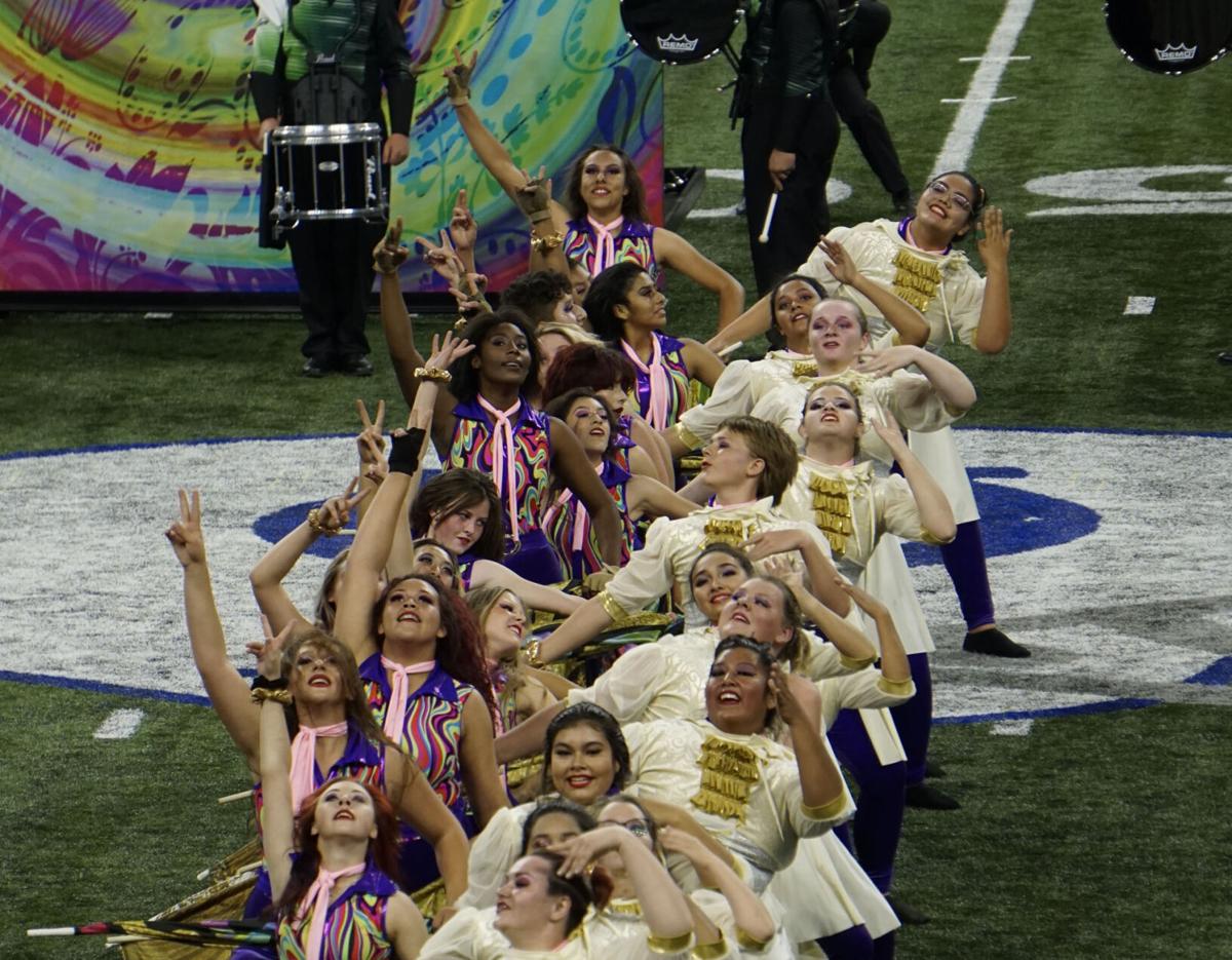 Area marching bands perform at state finals