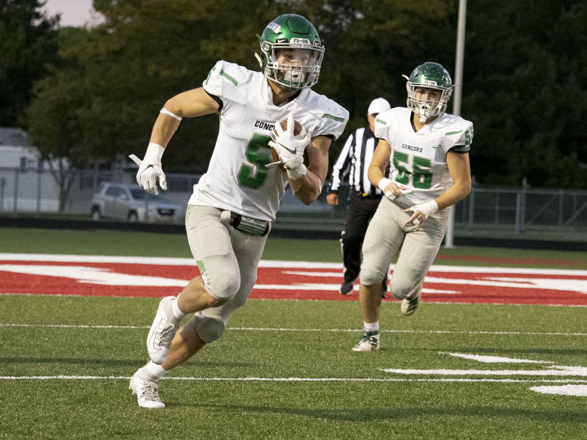 Prep Football Plymouth Fights Off Concord Rally Takes Control Of