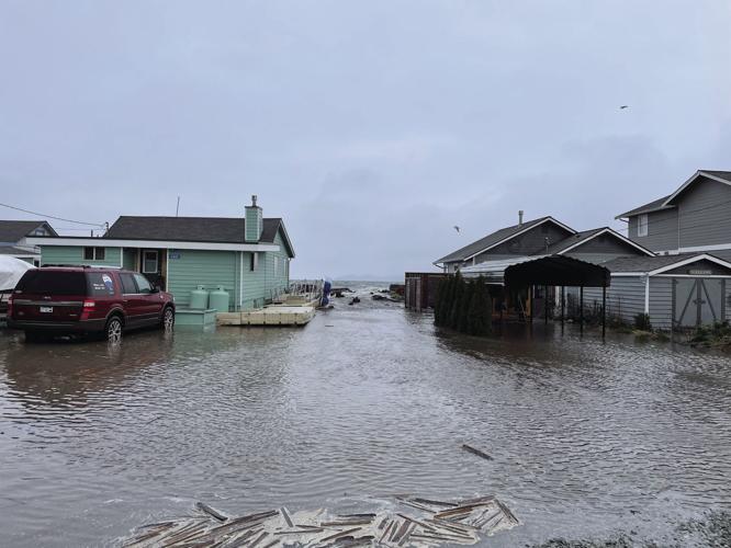 Skagit Views — Samish Island flooding, in pictures 360