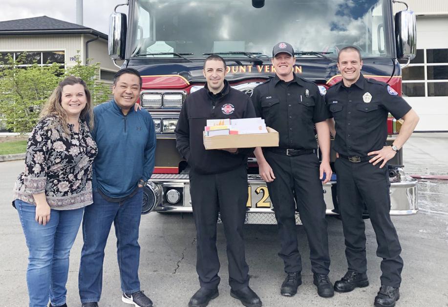 Church delivers words of encouragement to hospital, fire station