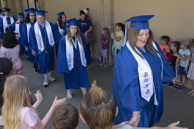 SedroWoolley graduating seniors parade through halls of Evergreen
